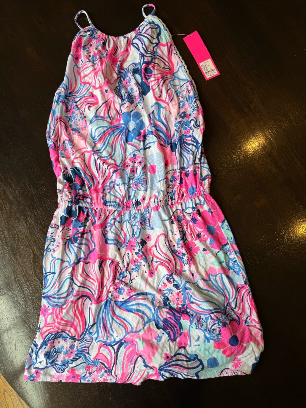 NWT Lilly Pulitzer Gianni Skort Romper in Prosecco Pink Size Small